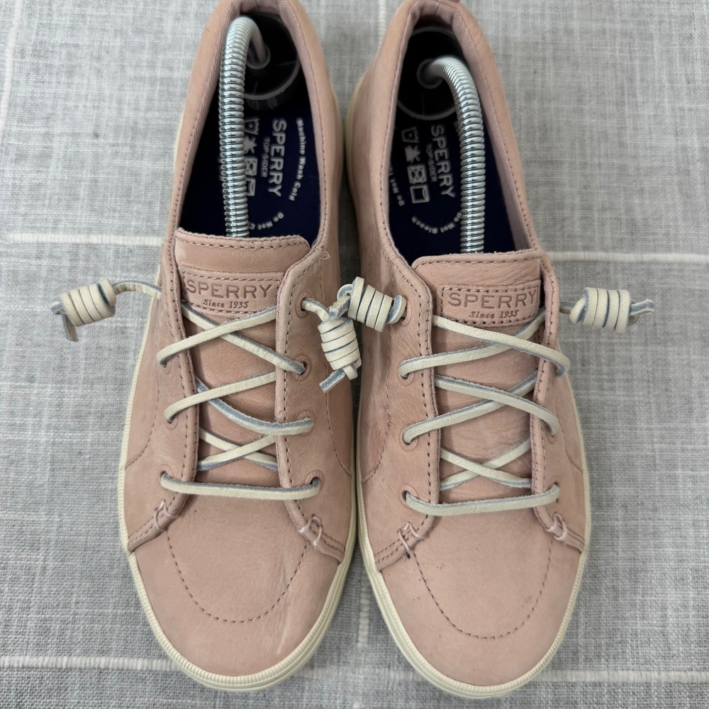Sperry Womens 8.5 Crest Vibe Pink Rose Slip On Sneakers‎ Washable - Picture 2 of 10